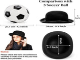 3 Pack Bowler Hat, 23" C Black Derby Felt Bolivian Costume Hat Accessories, Victorian Dress Up for V1259-DP01-A-852