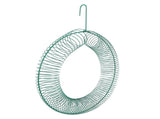 Hanging Wreath Bird Feeder Carbon Steel Large Capacity Portable Peanut Bird Feeder with Hanging Hook V1294-YM0901-3111240293212