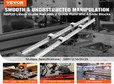 Linear Guide Rail Set, SBR20 1800mm, 2 PCS 70.9 in/1800 mm SBR20 Guide Rails and 4 PCS SBR20UU Slide V952-ZXDGSBR20MM182EHIV0