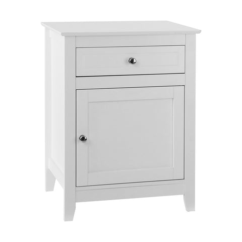 Artiss Bedside Tables Side Table Drawers Nightstand White FURNI-G-SCAN02-BS-WH