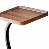 Sofa Side Table Stylish Simple Versatile Dual Layer Couch End Table for Living Room Bedroom Square V1294-YM0901-3116230019711