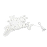 Happy Birthday Neon Sign for Backdrop Acrylic USB Powered LED Neon Sign Light for Birthday Party V1294-YM0901-3115240030811