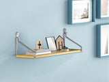 No-Drill Wall-Mounted Shelf with Adhesive Strips and Damage-Free Nails,Easy Installation on Any Wall V1189-LWWAL-20260401-06374