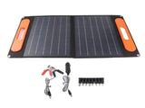 60W 18V Portable Solar Panel Kit Dual USB Port Monocrystalline Folding Solar Charger with Support V1294-YM0901-3111240089311