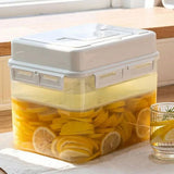 Pickle Container Rectangle Food Fermentation Storage Box for Home Kitchen Jar Airtight Pickle Keeper V1192-AZ-W-22083