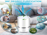 Air purifier - For living room, bedroom, office, and baby's room - Air quality indicator - Effective V1188-MS-313-0181