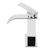 3/8 Standard Wide Spout Single Hole Brass Waterfall Hot and Cold Water Faucet Basin Water Tap V1294-YM0901-3112200089611