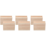 6 pcs Wood Risers Bed Risers Heavy Duty Furniture Lifter Table Sofa Legs Heightening Pads V1192-AZ-W-21139