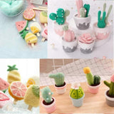 Needle Felting Set, 24 Colors Wool Carded Fleece Felting, Complete Needle Felting V1237-ZY-203-5444