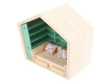 Anxiety Book Shelf Shake Away Your Anxiety Handcrafted Doll House Decoration Wooden Miniature V1294-YM0901-3115240100211