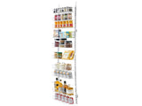 10-Tier Over the Door Pantry Organizer Hanging Storage Rack Adjustable V952-MGCCJ10CBS0009SB7V0