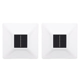 2 Pack Solar Post LED Warm and Whiteing Weather Proof Solar Powered Deck Fence Post Cap V1294-YM0901-3119250024311