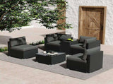 Modular Outdoor Wicker Lounge Set V264-OTF-530S-BLK-OTF-507-BLK