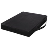 EQUIPMED Portable Padded Stadium Seat, Black V219-OUTSITFTOK8A