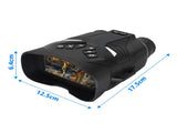 Grey 4K Portable Digital Night Vision Binoculars - HD Photo & Video Infrared Scope V888-ELOSUNG28345