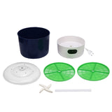 Bean Sprouts Machine Intelligent Automatic Bean Sprouts Maker 2 Layers Large Capacity PP 20W EU Plug V1294-YM0901-3111250179911