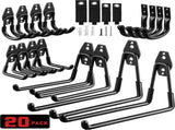 Garage Hooks, 20-Pack Steel Accessories for Organization and Storage, Heavy Wall Mount Duty Hooks V1259-DP01-A-4585