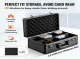 Graded Card Storage Box 4 Slot Coded Lock Carrying Case with Foam Dividers for PSA BGS SGC Sports V767-VVR-FJKSNHMMS108T371IV0