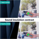 2 Pack 100% Blackout Curtains, Thermal Insulated Window Drapes for Bedroom, Guest Room and Shift V1189-LC-AMZ-00240