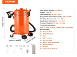 28 Gallon Vacuum Sand Blaster, Dustless Sandblaster with Built-in 1200W Vacuum System for Dust V952-PSGP286125PSIP3JOV3