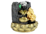 Desktop Water Fountain Ganesha Elephant Statue Buddha Decoration Home Ornament with Light Ball Decor V1294-YM0901-3111200175612