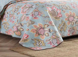 100% Cotton Blush Aqua Rosehaven Coverlet Bedspread Set V745-MMPAC060967Q13U
