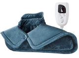 Dark grey This multifunctional electric heating pad 6 temperature levels, 4 timer settings, V1232-SMXJST001