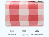 Reversible Patchwork Quilts Queen Size, 78.74x59.05in Lightweight Plaid Bedspreads Coverlets Quilt V1189-WXFWAL-20260326-03131