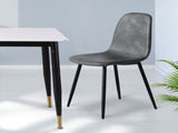 Levede 8x Dining Chairs Kitchen Eames CH1058-4-GYX2
