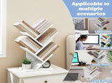CARLA HOME 5-Tier Tree Bookshelf Storage Rack for Home Office or Bedroom LSB-36165