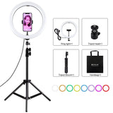 11.8 Led Ring Light Kit With Tripod And Phone Clamp V562-B3903TKP