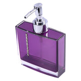 5PC/Set Acrylic Bathroom Accessories Bath Cup Bottle Toothbrush Holder Soap Dish V1294-YM0722-JYJJ19606-5