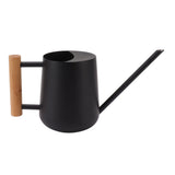 Watering Can 900ml Stainless Steel Long Spout Wooden Handle Elegant Flower Watering Pot for Garden V1294-YM0706-3111230174012