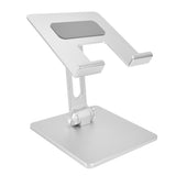 Tablet Stand Holder Aluminum Alloy Universal Desktop Adjustable Foldable Phone Tablet Bracket Silver V1294-YM0714-3116210062711