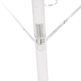 Acrylic Corner Shower Caddy 2 Tier Floor Standing Hollowed Corner Shelf Organizer for Bathroom V1294-YM0901-3112250005311