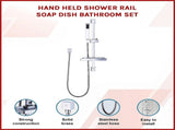Hand Held Shower Rail Soap Dish Bathroom Set V63-826351