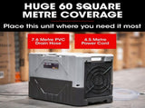 Baumr-AG 50L/day Commercial Air Dehumidifier for Mould, Portable, Stackable, LCD Display, Wheels V219-SPCAIRBMH50A