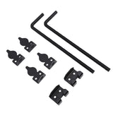 2Pcs Heavy Duty Cane Bolt Gate Drop Rod Efficient Locking Weather Proof Steel Gate Bolt Hardware for V1294-YM0901-3111250060511