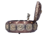 Music Box Fashion Creativity Rotating 12 Constellations Firends Birthday Holiday GiftsCoppery V1294-YM0901-3115200151019