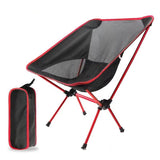 Red Lightweight Folding Camping ChairAluminium Frame, 600D Oxford Fabric and V888-ELOSUNG58066