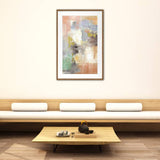 Hudson Abstract Artwork Framed W Glass Front 80x120cm V637-E646065
