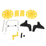 Garden Hose Reel Cart Yellow Hose Reel Cart Water Hose Cart Holds 30m of Water Pipe V1294-YM0901-3111230219411