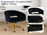 Velvet Home Office Chair- Black V226-SW8848BK