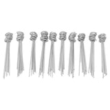 100PCS Ground Nail Galvanized Iron Rust Proof Artificial Turf Stakes for Weed Barriers Tent Garden V1294-YM0706-3111230171111