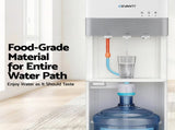 Devanti 3 Taps Water Cooler Dispenser Bottom Loading Dispenser Chiller Filter Purifier WD-617-3T-WH