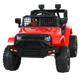 Rigo Kids Electric Ride On Car Jeep Toy Cars Remote 12V Red RCAR-JEP-4WS-RD