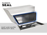 600mm Pair of Under Tray Undertray Tool Box Aluminium Alloy Underbody Toolbox V379-UTAFLAT600