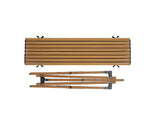 Levede Folding Camping Table Foldable Oak OD1042