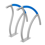 Pool Handrail 2 PCS 30x30in Stainless Steel with Base Plate for Spas V952-BXGYCFSDDB30FQ827V0