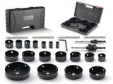Hole Saw Kit, 18 PCS Saw Blades, 6 Drill Bits, 1 Hex Wrench, Bi Metal M42 Hole Saw Set with Carrying V952-KJTJSJSPF18OWVFQPV0
